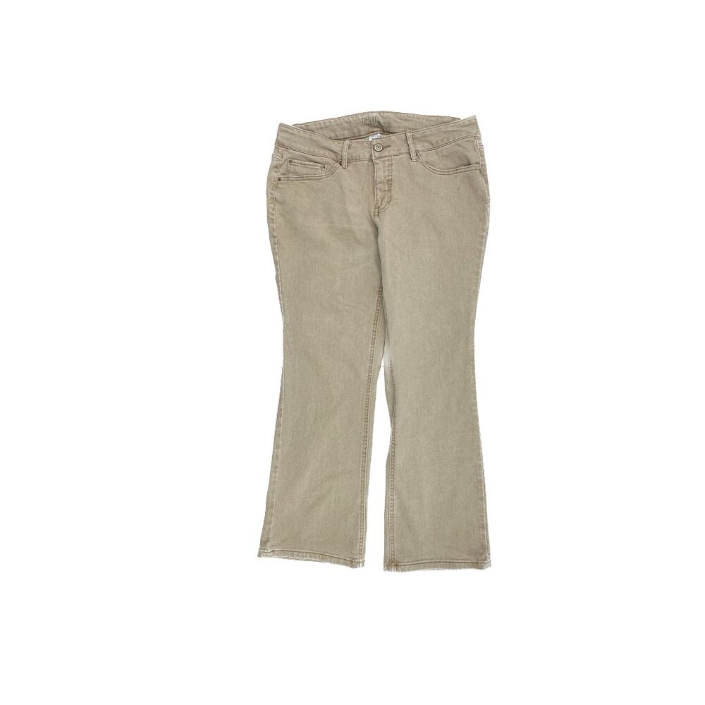 Time and Tru Bootcut Women's size 16P Beige Tan Denim‎ Jeans